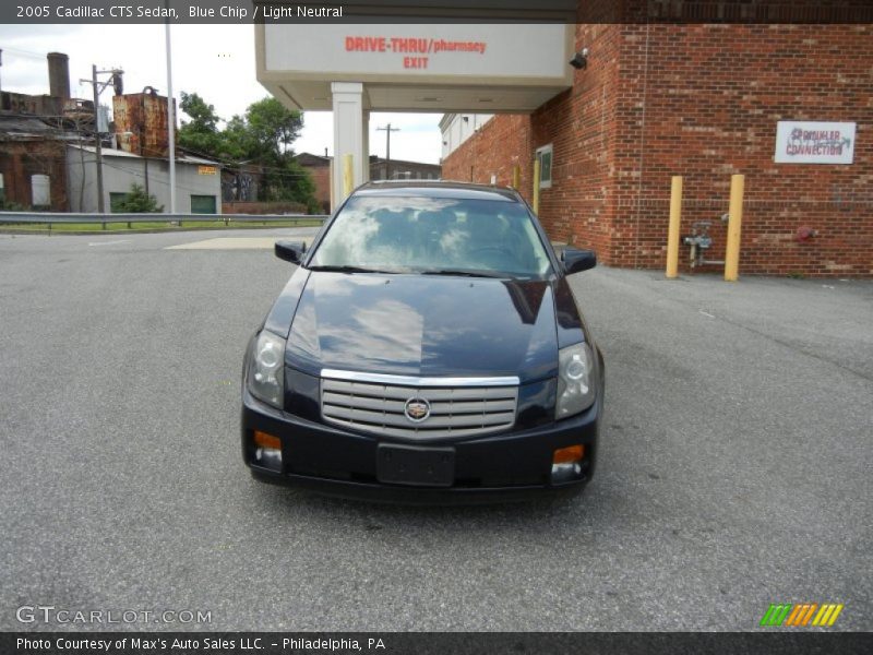 Blue Chip / Light Neutral 2005 Cadillac CTS Sedan