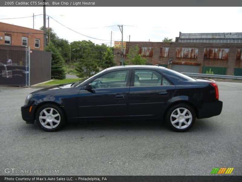 Blue Chip / Light Neutral 2005 Cadillac CTS Sedan