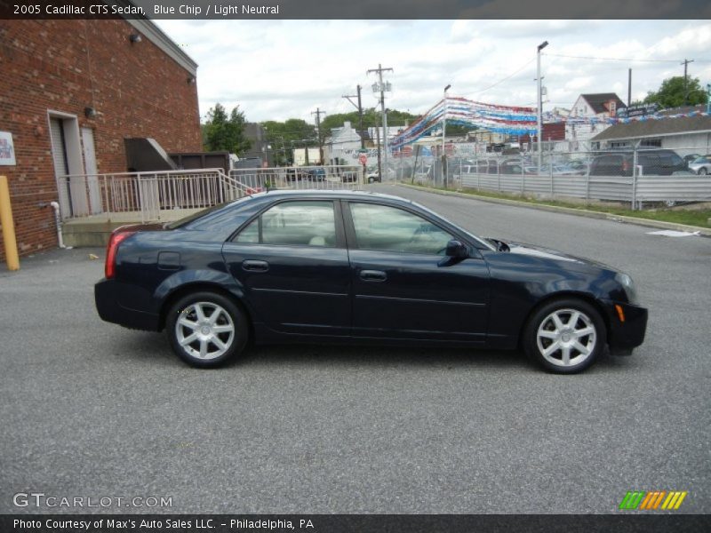 Blue Chip / Light Neutral 2005 Cadillac CTS Sedan