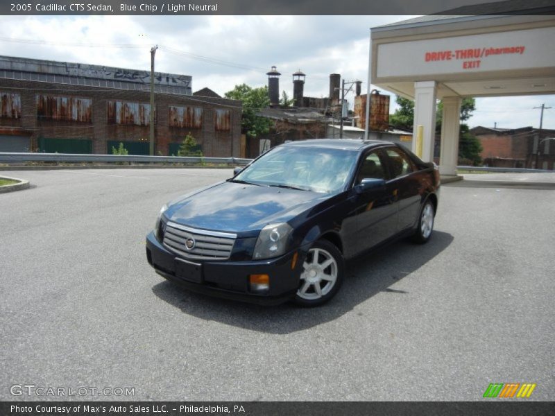 Blue Chip / Light Neutral 2005 Cadillac CTS Sedan