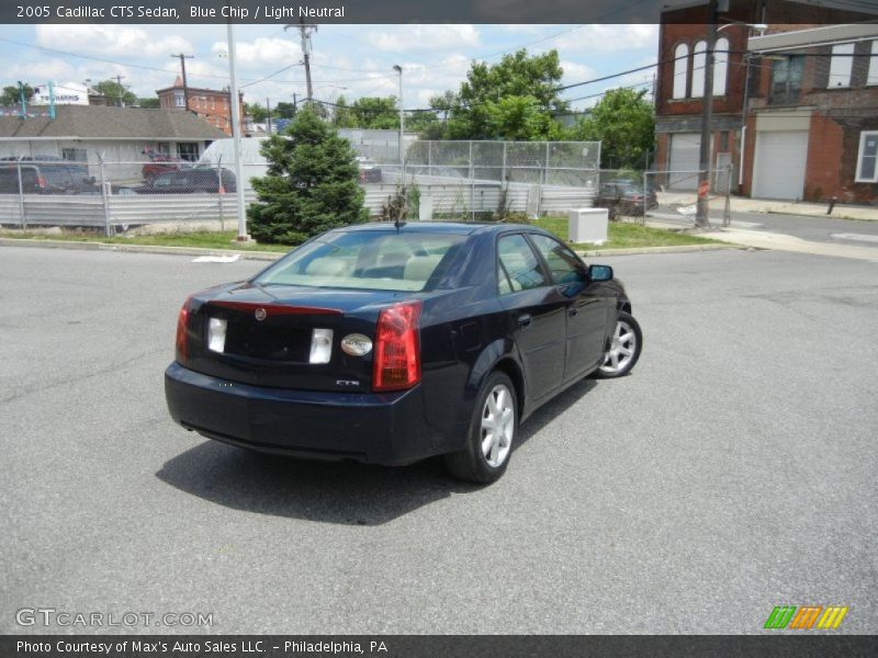 Blue Chip / Light Neutral 2005 Cadillac CTS Sedan