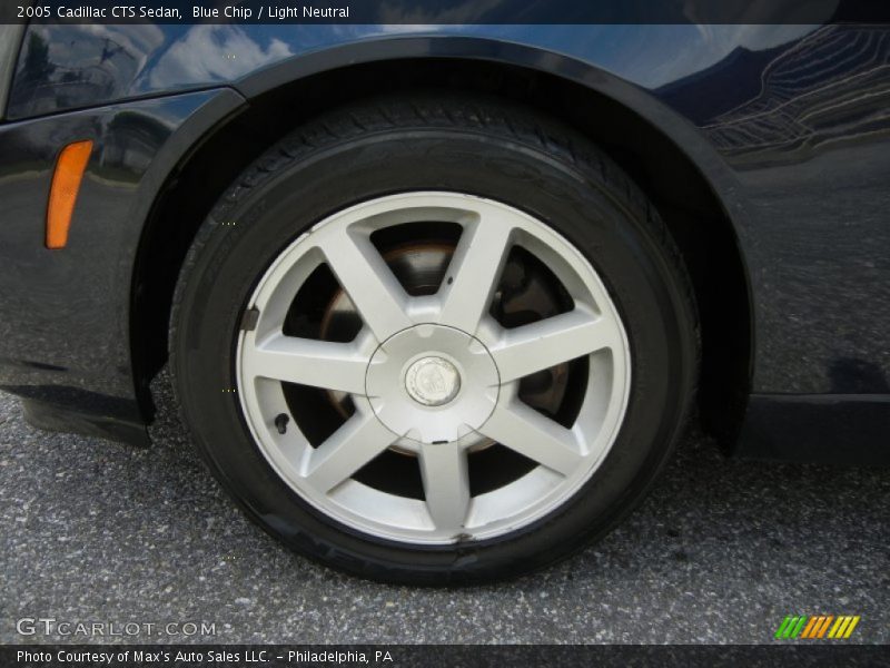 Blue Chip / Light Neutral 2005 Cadillac CTS Sedan