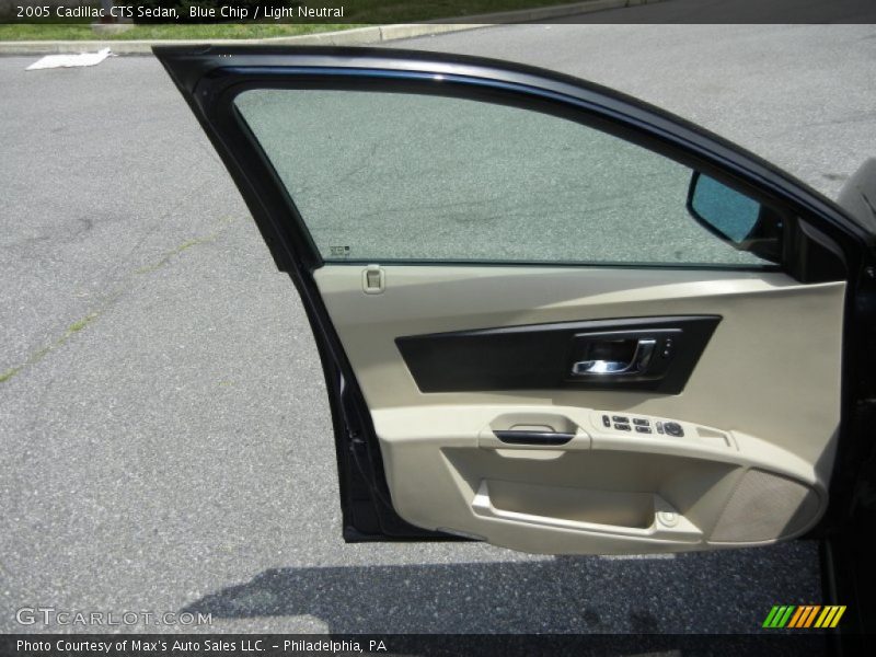 Blue Chip / Light Neutral 2005 Cadillac CTS Sedan