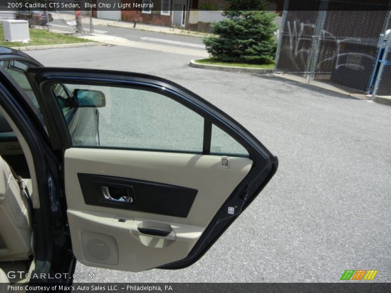 Blue Chip / Light Neutral 2005 Cadillac CTS Sedan