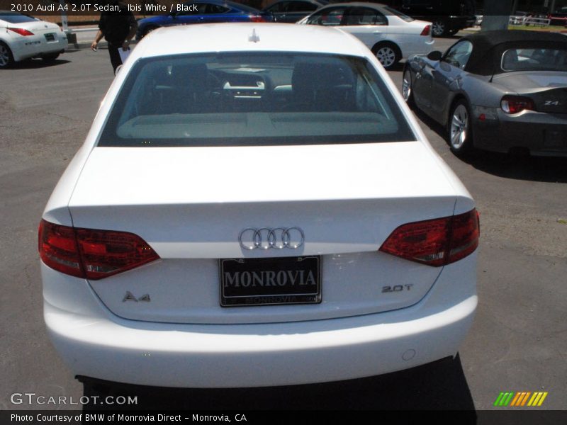 Ibis White / Black 2010 Audi A4 2.0T Sedan