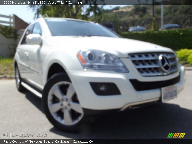 Arctic White / Cashmere 2009 Mercedes-Benz ML 350