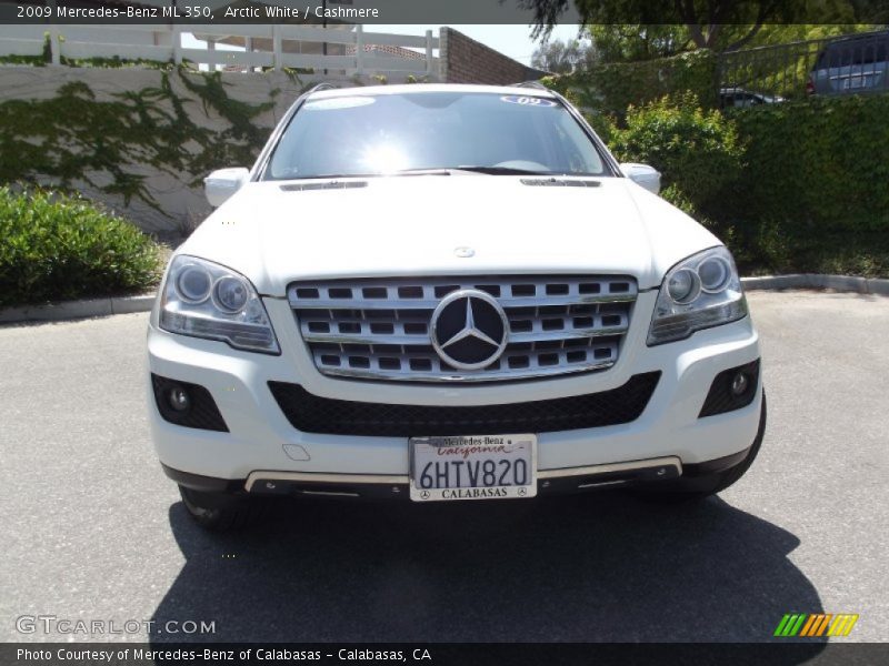 Arctic White / Cashmere 2009 Mercedes-Benz ML 350