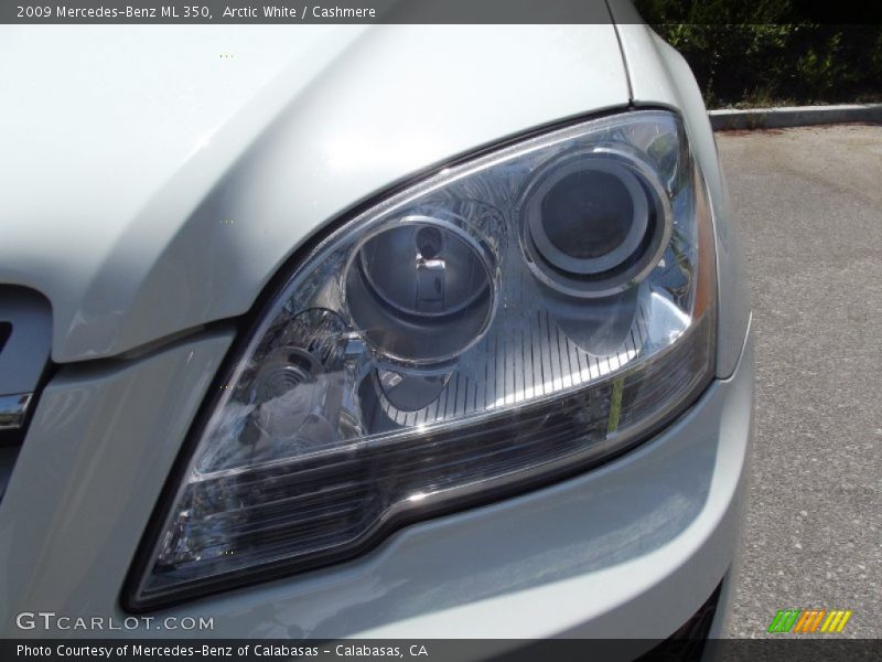 Arctic White / Cashmere 2009 Mercedes-Benz ML 350