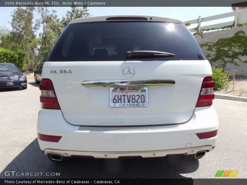 Arctic White / Cashmere 2009 Mercedes-Benz ML 350
