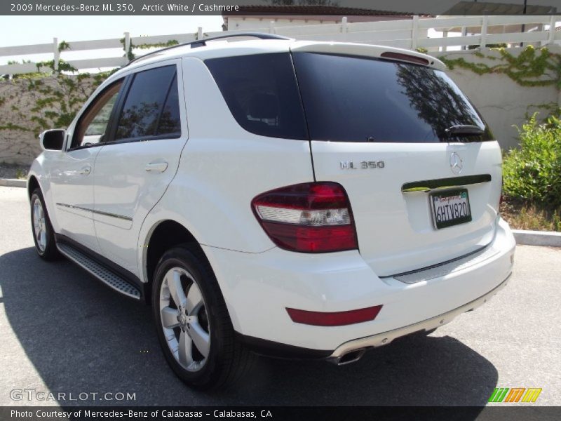 Arctic White / Cashmere 2009 Mercedes-Benz ML 350