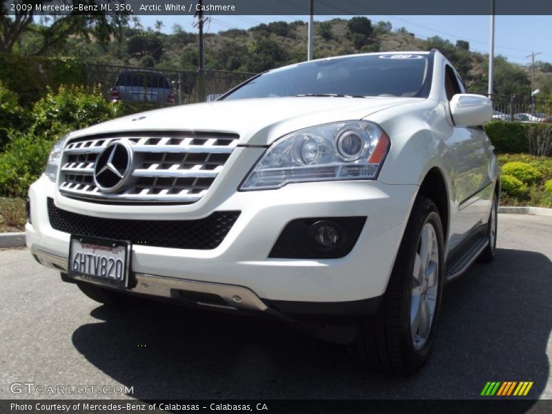 Arctic White / Cashmere 2009 Mercedes-Benz ML 350