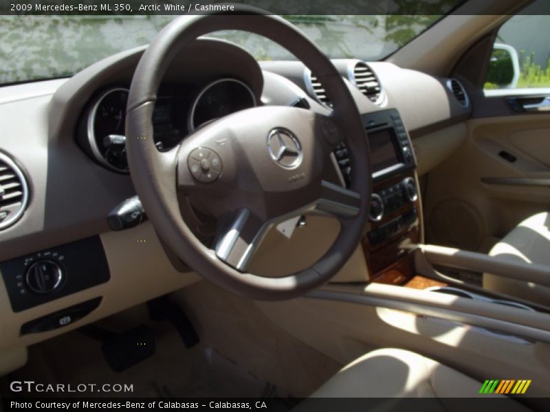 Arctic White / Cashmere 2009 Mercedes-Benz ML 350