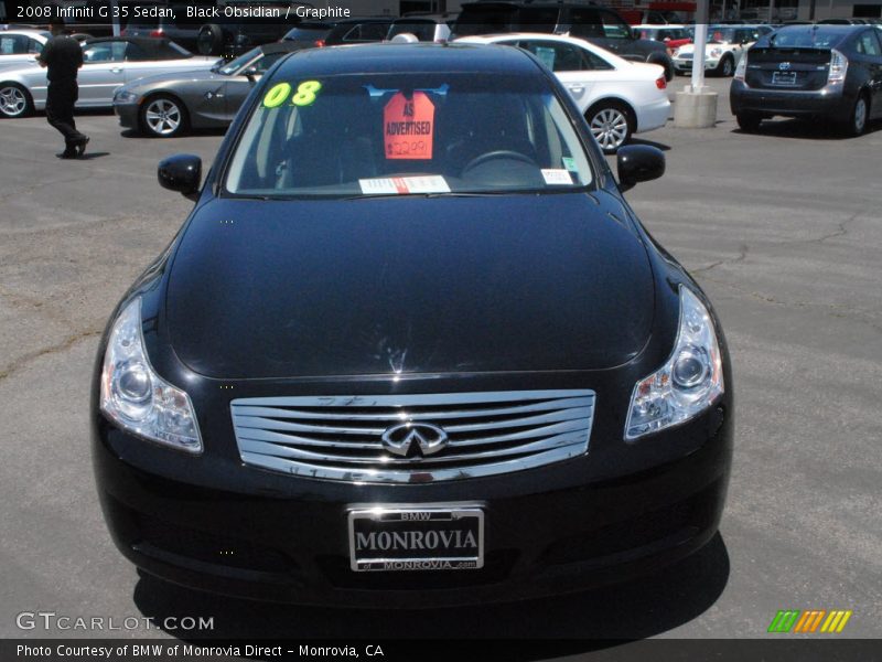 Black Obsidian / Graphite 2008 Infiniti G 35 Sedan