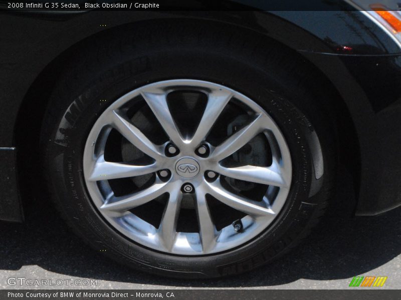 Black Obsidian / Graphite 2008 Infiniti G 35 Sedan
