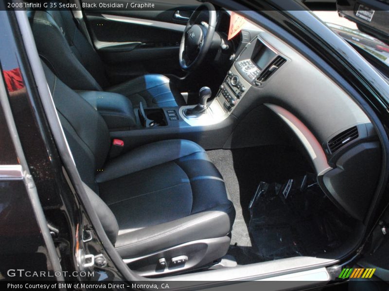Black Obsidian / Graphite 2008 Infiniti G 35 Sedan