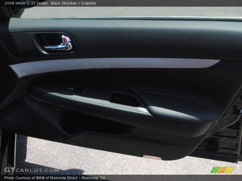 Black Obsidian / Graphite 2008 Infiniti G 35 Sedan