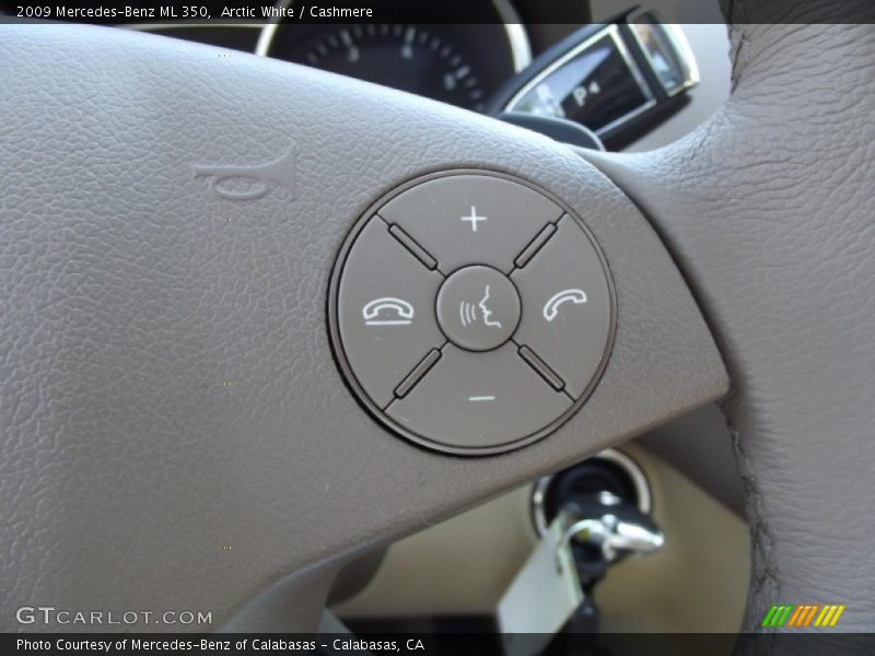 Arctic White / Cashmere 2009 Mercedes-Benz ML 350