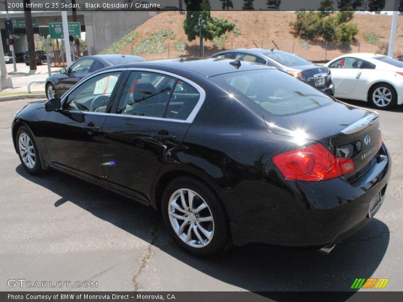 Black Obsidian / Graphite 2008 Infiniti G 35 Sedan