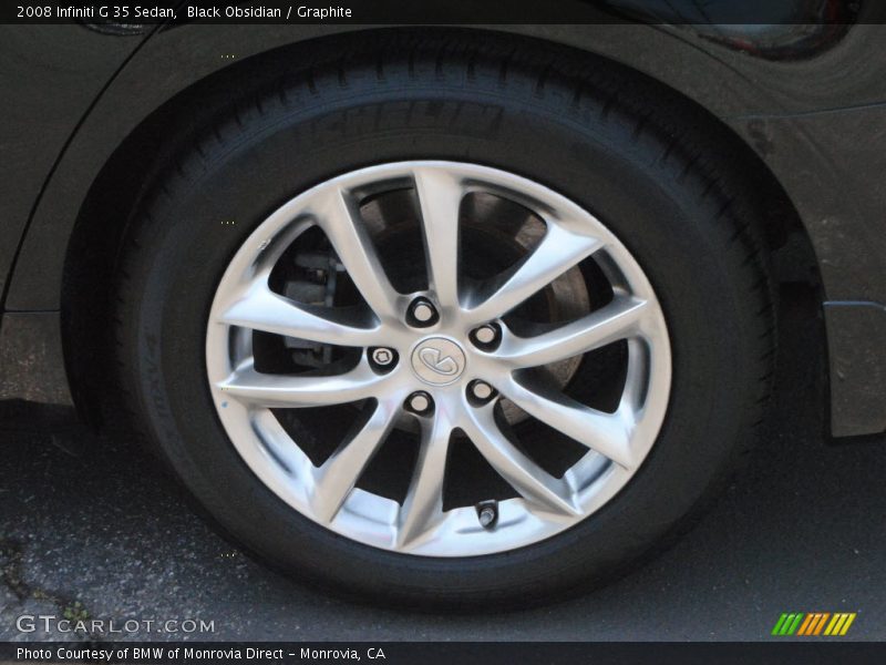 Black Obsidian / Graphite 2008 Infiniti G 35 Sedan
