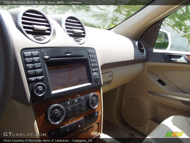 Arctic White / Cashmere 2009 Mercedes-Benz ML 350