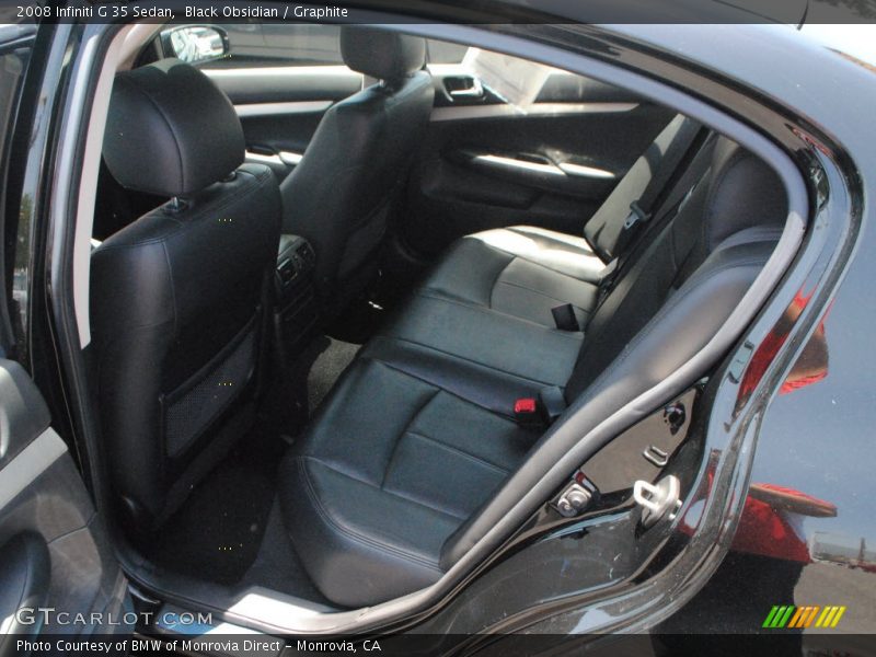 Black Obsidian / Graphite 2008 Infiniti G 35 Sedan