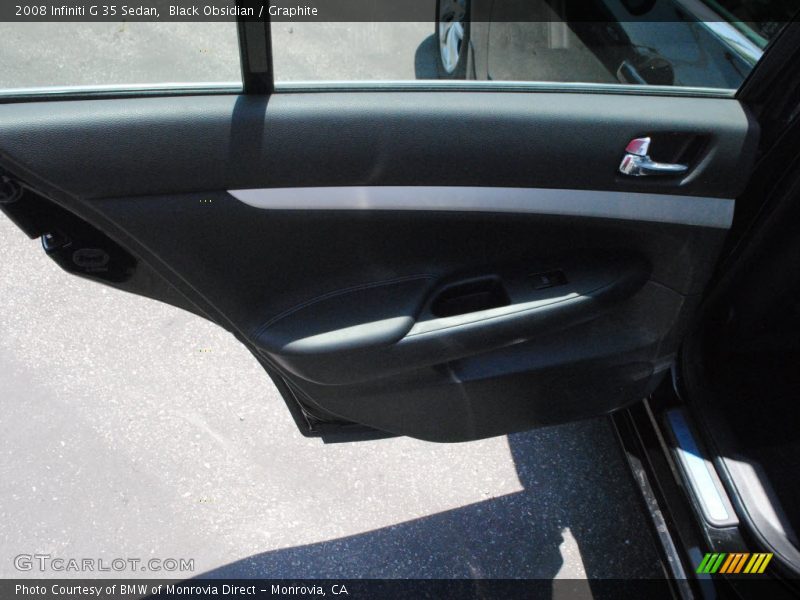 Black Obsidian / Graphite 2008 Infiniti G 35 Sedan