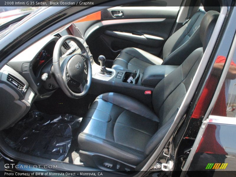 Black Obsidian / Graphite 2008 Infiniti G 35 Sedan
