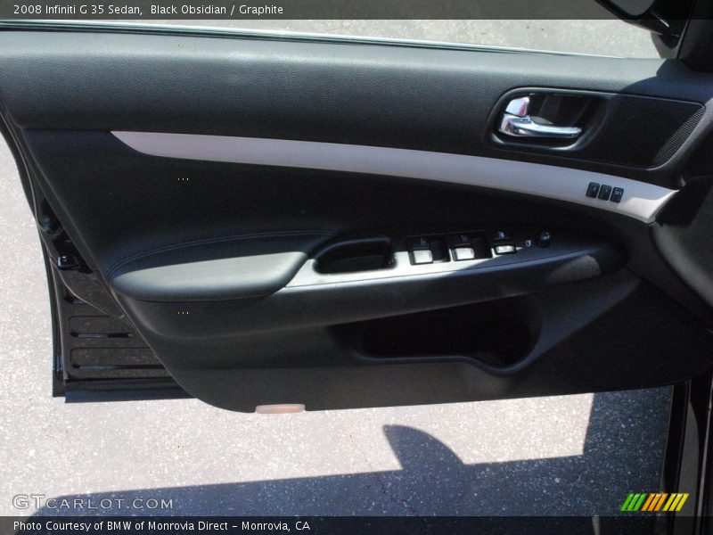 Black Obsidian / Graphite 2008 Infiniti G 35 Sedan
