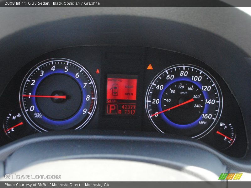 Black Obsidian / Graphite 2008 Infiniti G 35 Sedan