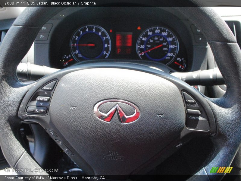 Black Obsidian / Graphite 2008 Infiniti G 35 Sedan