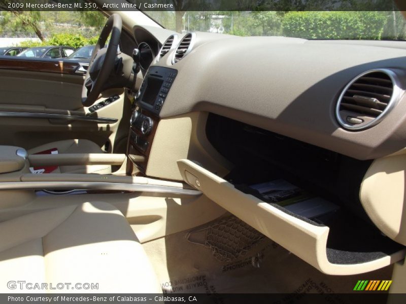 Arctic White / Cashmere 2009 Mercedes-Benz ML 350