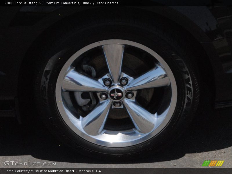 Black / Dark Charcoal 2008 Ford Mustang GT Premium Convertible