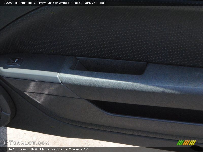Black / Dark Charcoal 2008 Ford Mustang GT Premium Convertible