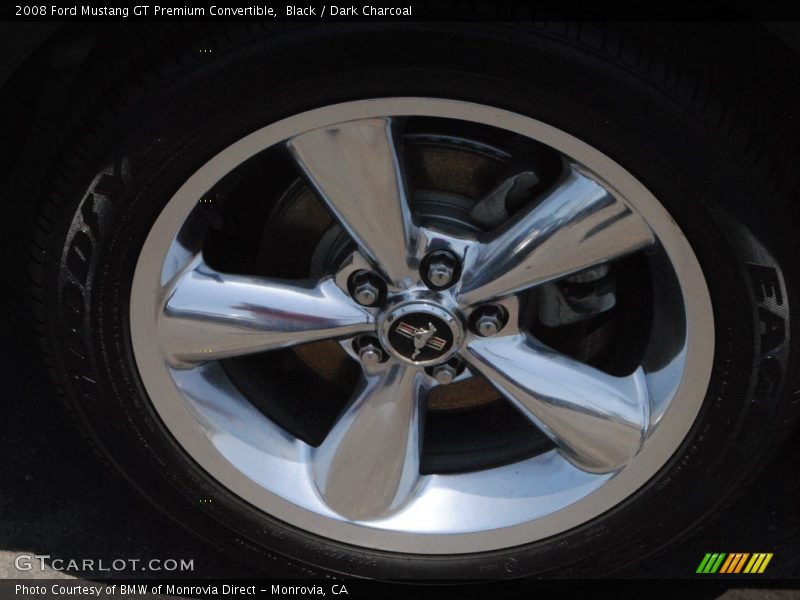 Black / Dark Charcoal 2008 Ford Mustang GT Premium Convertible