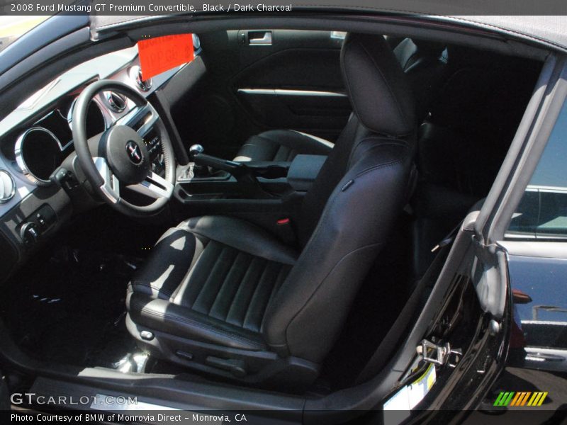 Black / Dark Charcoal 2008 Ford Mustang GT Premium Convertible