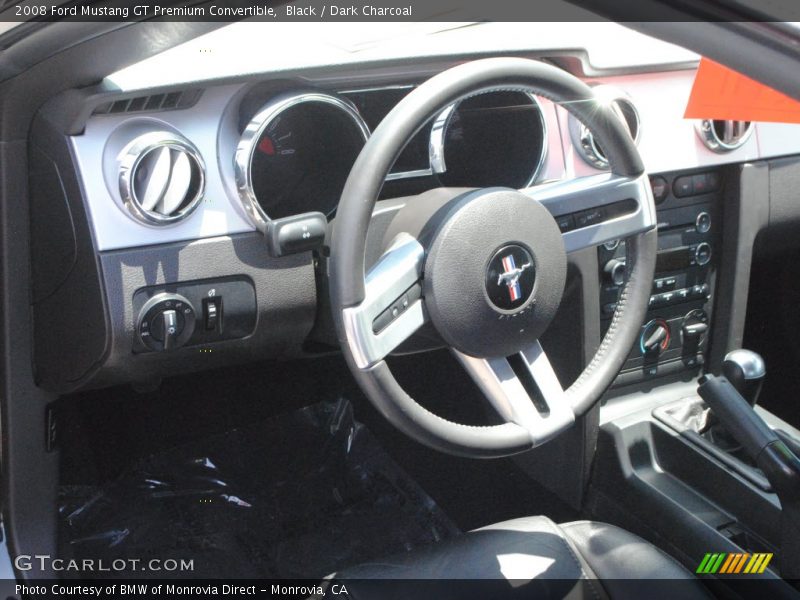 Black / Dark Charcoal 2008 Ford Mustang GT Premium Convertible