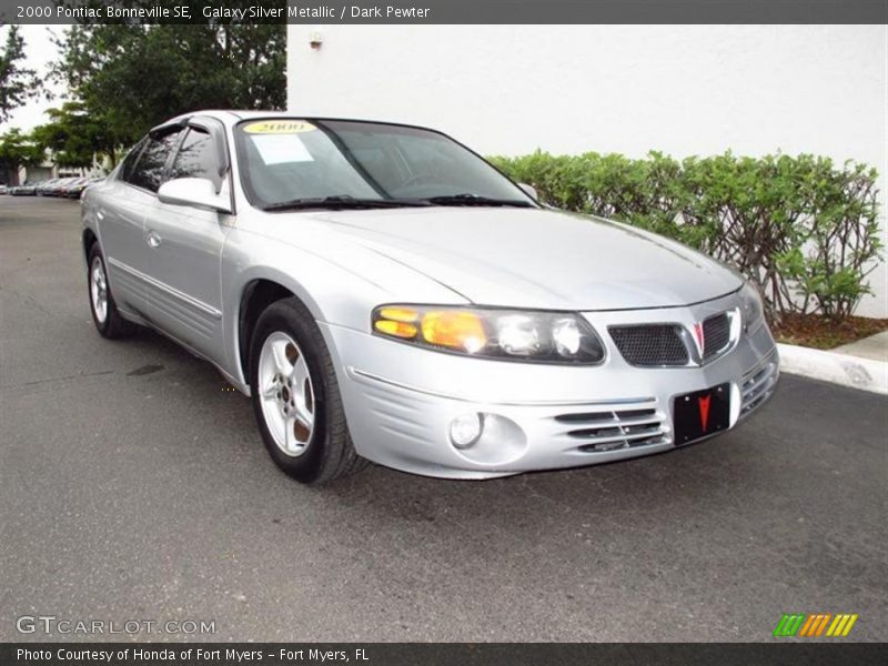 Galaxy Silver Metallic / Dark Pewter 2000 Pontiac Bonneville SE