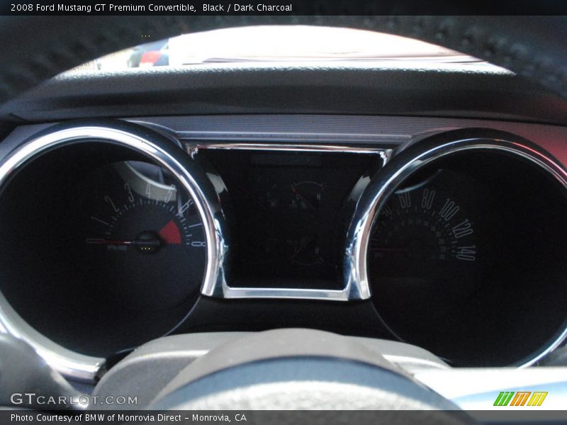 Black / Dark Charcoal 2008 Ford Mustang GT Premium Convertible