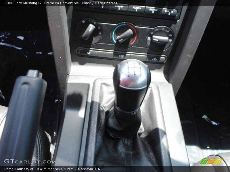 Black / Dark Charcoal 2008 Ford Mustang GT Premium Convertible