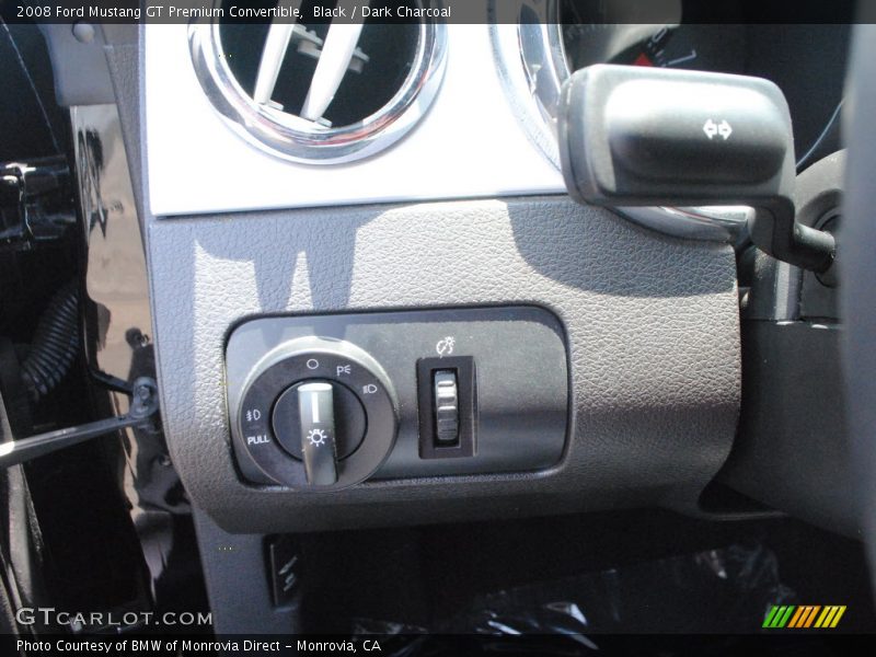 Black / Dark Charcoal 2008 Ford Mustang GT Premium Convertible