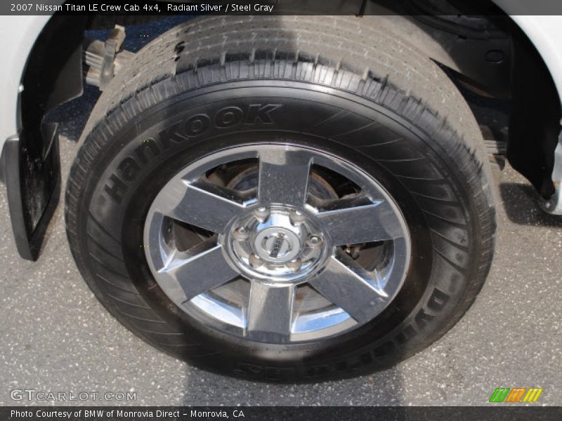 Radiant Silver / Steel Gray 2007 Nissan Titan LE Crew Cab 4x4