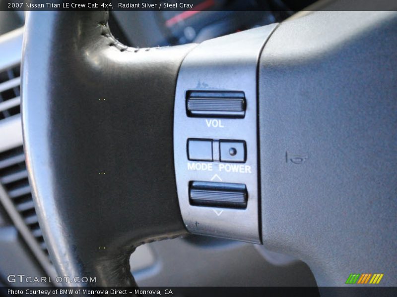 Radiant Silver / Steel Gray 2007 Nissan Titan LE Crew Cab 4x4