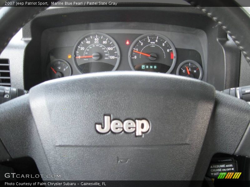 Marine Blue Pearl / Pastel Slate Gray 2007 Jeep Patriot Sport