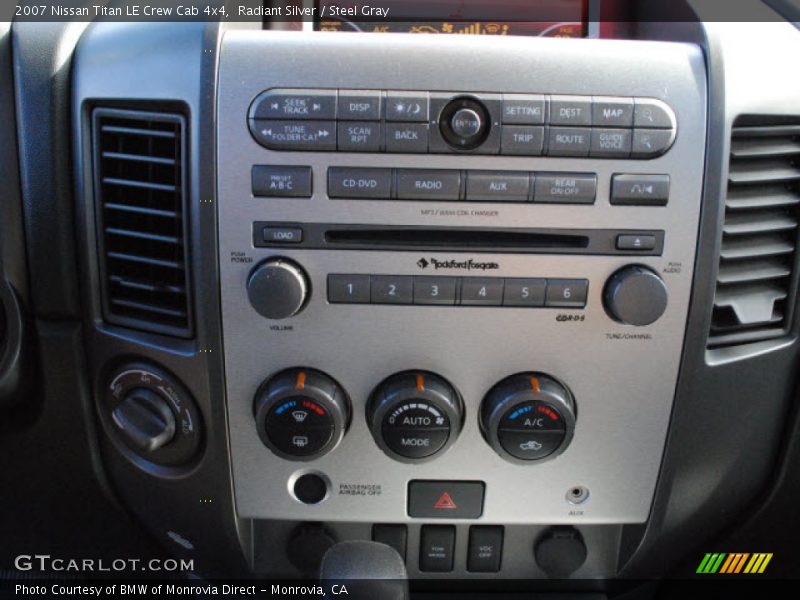 Radiant Silver / Steel Gray 2007 Nissan Titan LE Crew Cab 4x4
