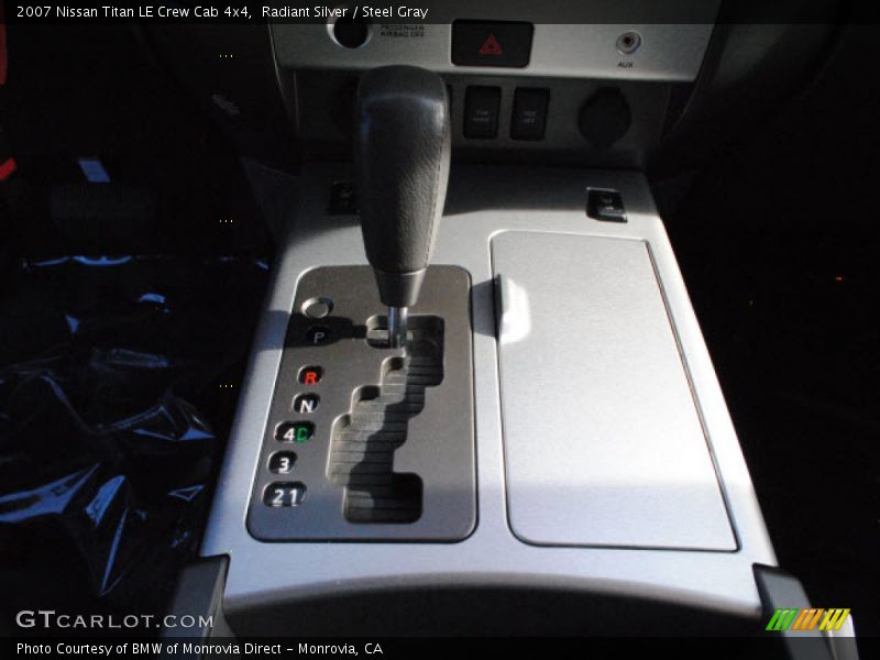 Radiant Silver / Steel Gray 2007 Nissan Titan LE Crew Cab 4x4