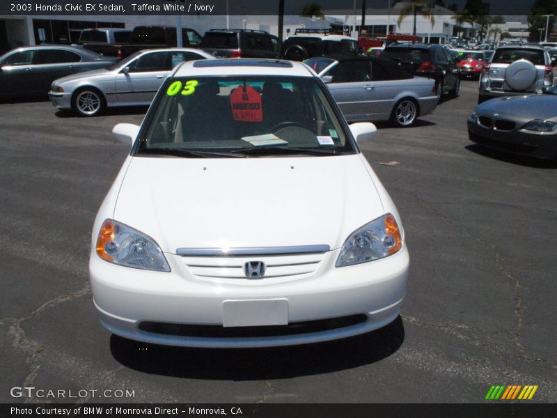 Taffeta White / Ivory 2003 Honda Civic EX Sedan