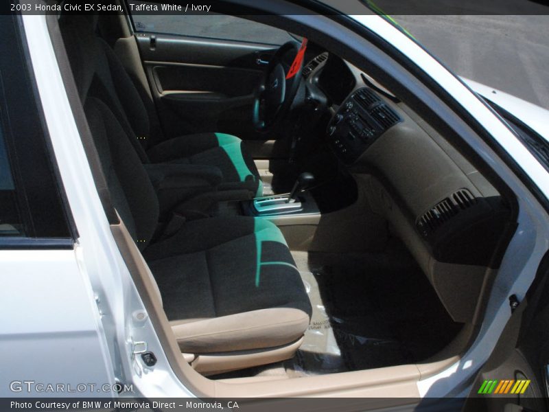 Taffeta White / Ivory 2003 Honda Civic EX Sedan