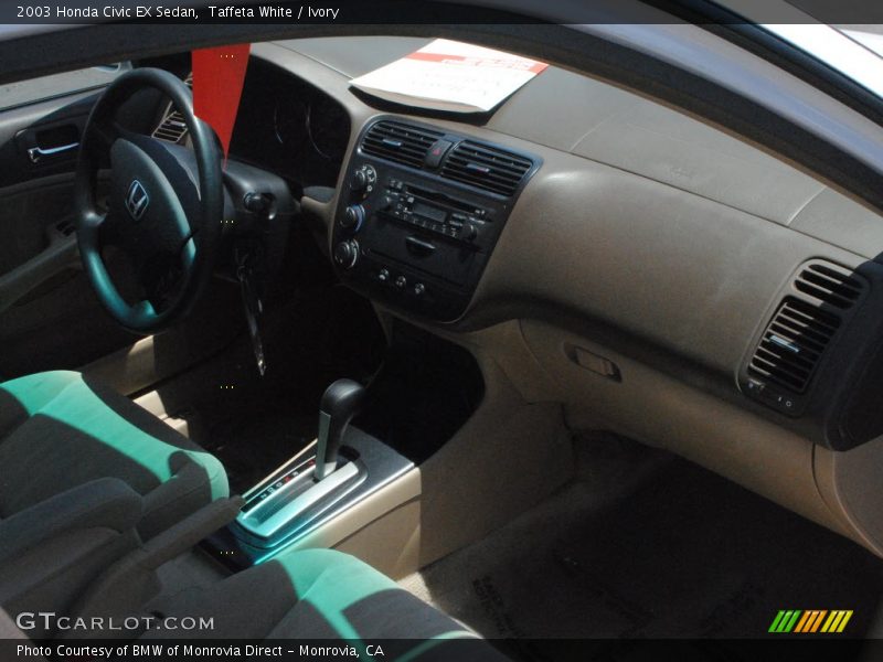 Taffeta White / Ivory 2003 Honda Civic EX Sedan