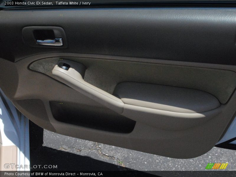 Taffeta White / Ivory 2003 Honda Civic EX Sedan