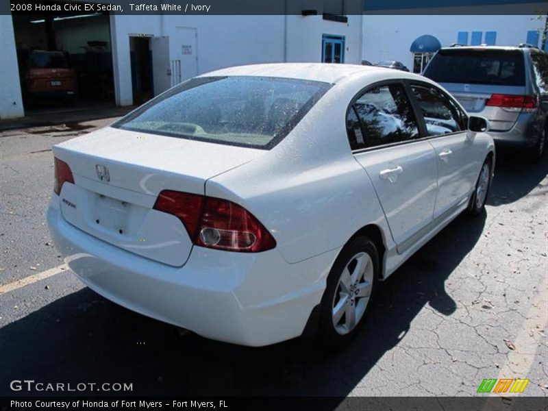 Taffeta White / Ivory 2008 Honda Civic EX Sedan